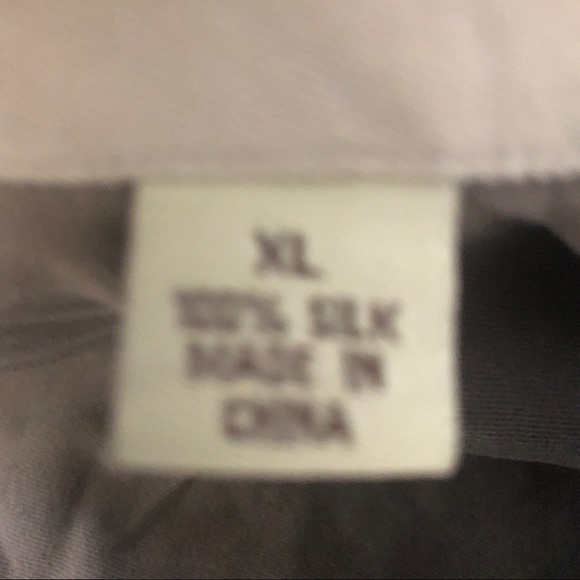Tommy Bahama Grey Bowling Style Silk Shirt XL - Picture 2 of 4